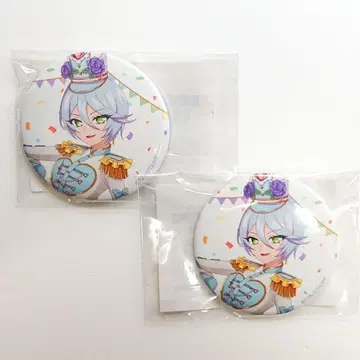 프리파라 마루쿠지 시쿄인 히비키 스에요시 캔뱃지 2점