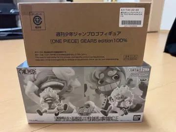 점프 응모자 전원 서비스 원피스 기어 5 월드 컬렉션 로고 피규어