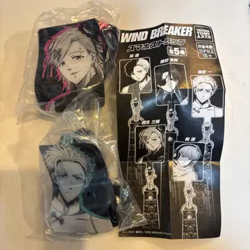 WIND BREAKER 스마트폰 스트랩 가챠 2종 세트