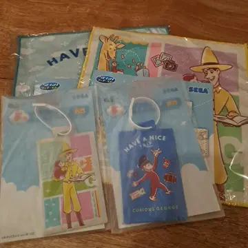 호기심 많은 조지 세가 럭키 쿠지 4종 세트