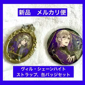 디즈니 트위스티드 원더랜드 빌 캔뱃지 스트랩 세트