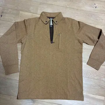 NATURAL FLAVOR 브라운 긴팔 셔츠