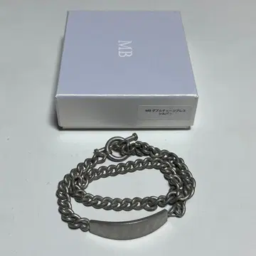 12/4까지 가격 인하! MB 더블 체인 팔찌 실버 초레어 팔찌