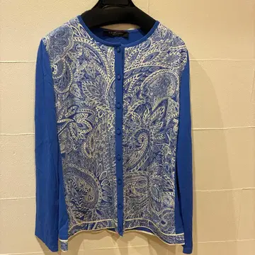 LEONARD FASHION 페이즐리 무늬 가디건