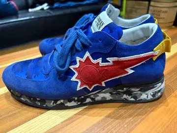 어반선 카모플라쥬 패턴 스니커즈 파랑