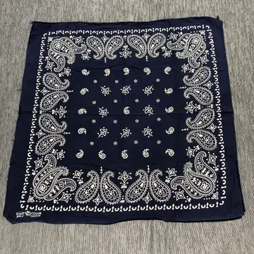 60s FAST COLOR elephant 네이비 페이즐리 반다나