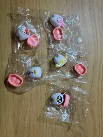 산리오 캐릭터즈 모두 함께 되자! 치아 가챠가챠 5종 세트