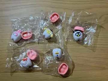 산리오 캐릭터즈 모두 함께 되자! 치아 가챠가챠 5종 세트