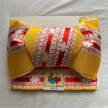 [ 미사용 ] 유카타 오비 만들기 오비 미야비 오비 옐로우 컬러