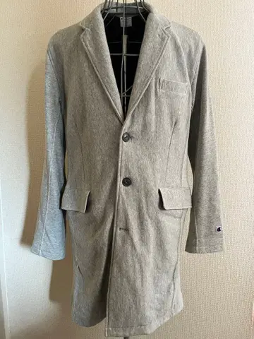 Champion REVERCE WEAVE 그레이 체스터 코트