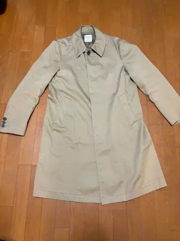 UNITEDTOKYO 베이지 스텐카라 코트 트렌치코트