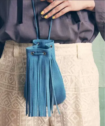 프린지 복조리 숄더백 [ MAISON SPECIAL ]
