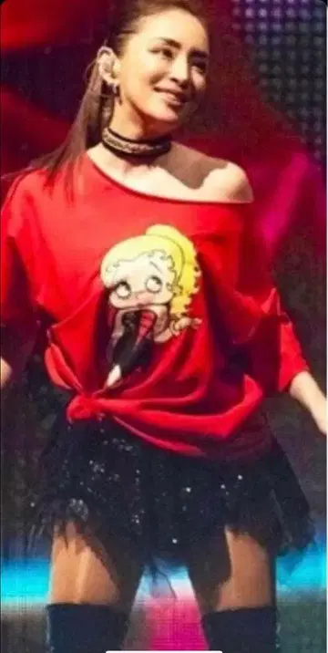 하마사키 아유미 ayumi hamasaki x BETTY BOOP 티셔츠