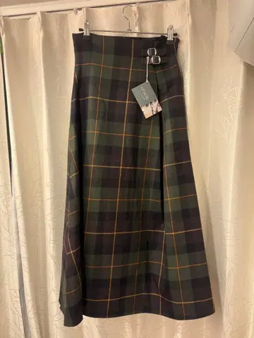 택 포함 오닐 오브 더블린 A라인 버클 스커트 하이웨스트 S