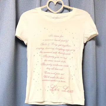 LIZLISA t셔츠 화이트