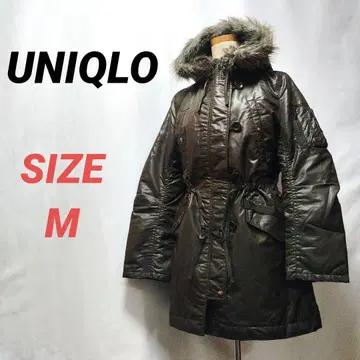 유니클로 모즈 코트 밀리터리 여성용 M 카키