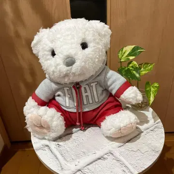 FIAT 후드 부착 베어 봉제 인형