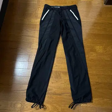 크리스아쉬 사이드 스트라이프 블랙 팬츠