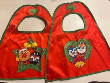 호빵맨 크리스마스 망토 2장 세트 한정품