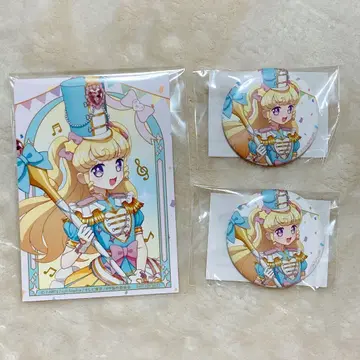 마루쿠지 아이돌 타임 프리파라 유메 와쿠 마칭 코디 캔뱃지 특전