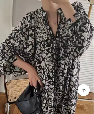 플라워 프린트 원피스