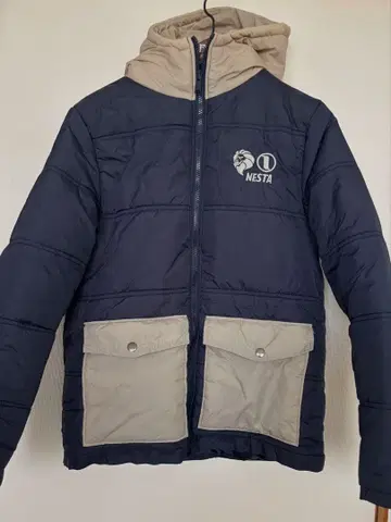 [ 새상품급 ] NESTA 후드 부착 퀼팅 자켓