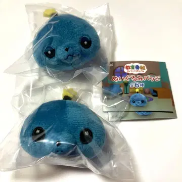 새상품 교육 방송 인형 배지 2개 세트 타마 보통 & 시무룩 익명 배송