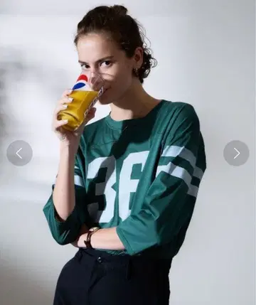 Shinzone 신존 FOOTBALL TEE 내추럴