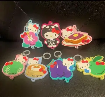 헬로키티 키링 7개 세트