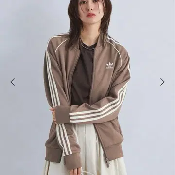 아디다스 오리지널 유나이티드 애로우즈 트랙 자켓 브라운