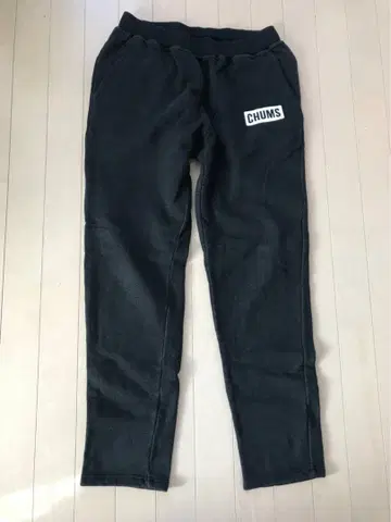 CHUMS 다크 그레이 조거 팬츠 속기모 남성용 L 새상품급