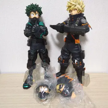 히로아카 월드 히어로즈 미션 미도리야 이즈쿠 바쿠고 카츠키 피규어