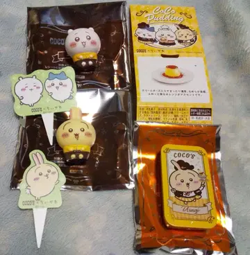 코코스 치이카와 콜라보 소프트 비닐 인형 슬라이드 케이스 등