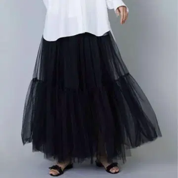 [ 새상품급 ] 1er Arrondissement 튤 개더 스커트 38