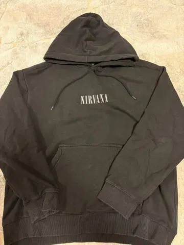 NIRVANA IN UTERO 후드티 블랙
