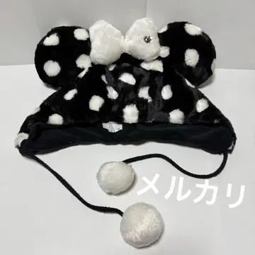 디즈니 팬캡 미니 도트 블랙