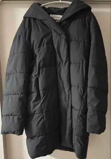 아돌포 도밍게스 롱 다운 자켓 다운 코트 블랙 블랙