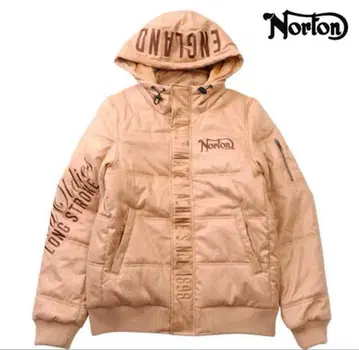 Norton 자수 발수 네이티브 무늬 스웨이드 패딩 자켓 XL