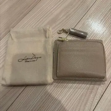 스타일 온 백 리즈 데이즈 이단 접이식 지갑 그레이 베이지