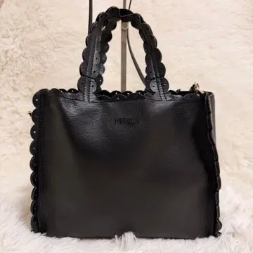 새상품급 FURLA 숄더백 핸드백 가죽 2way 블랙
