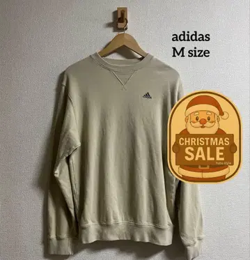 [ 새상품급 ] adidas 여성용 맨투맨 트레이닝복 패션 베이지 M