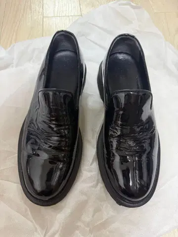 [STUDIOUS] 가죽 로퍼 사이즈 25 블랙