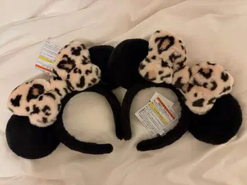 디즈니 레오파드 무늬 머리띠