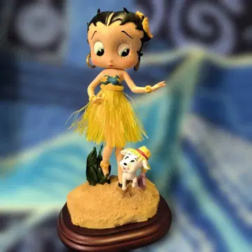 베티  부프 하와이안 플라 걸 피규어 흔들림 타입