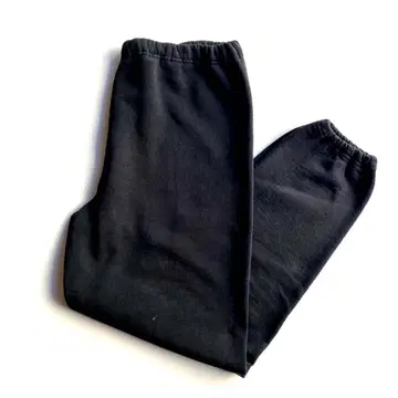 90s 러셀 블랙 스웨트 팬츠 L