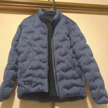 새상품 Oakley 스컬 네이비 다운 퀼팅 자켓