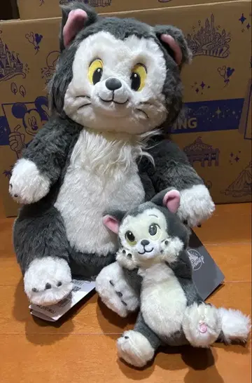 피가로 봉제 인형 키체인 세트 고양이의 날