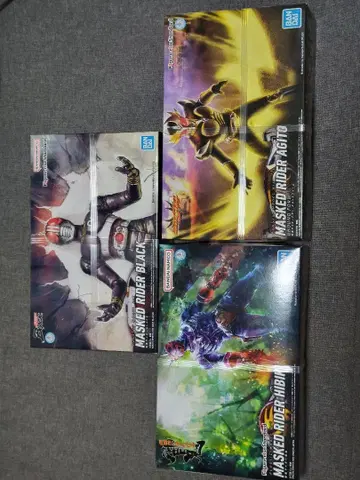 미개봉 피규어라이즈 스탠다드 가면라이더 BLACK/히비키/아기토