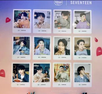 bibigo SEVENTEEN 스냅 포토 카드 12장 세트