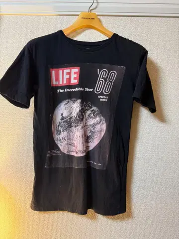 LIFE 68 특별호 그래픽 T셔츠 블랙